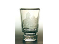 Hand-decorated lead crystal glassware